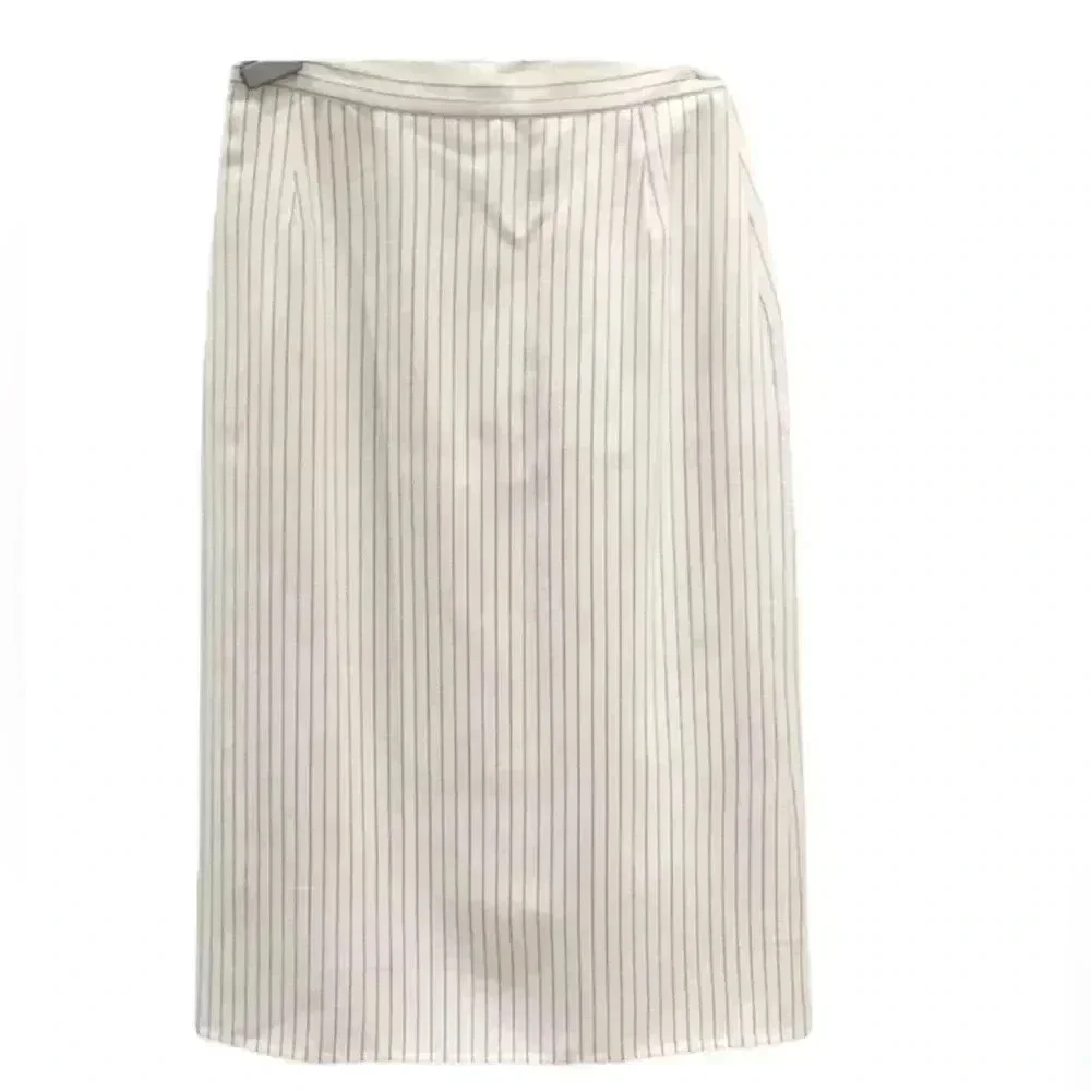 Sao Paulo skirt blazer set sz 10 white black womans maxi skirt 3/4 length sleeve - Picture 4 of 4